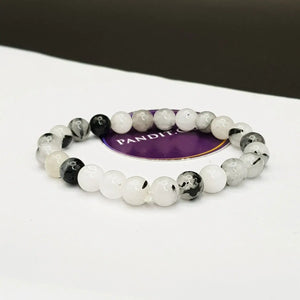 Black Rutilated Quartz Bracelet