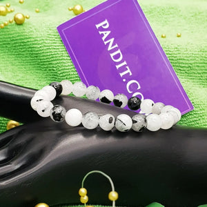 Black Rutilated Quartz Bracelet