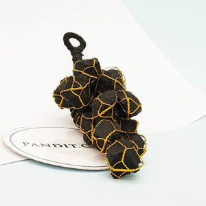 Black Tourmaline Car Hanging Raw Stones