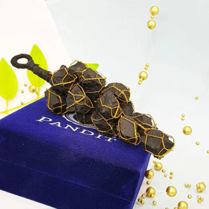 Black Tourmaline Car Hanging Raw Stones