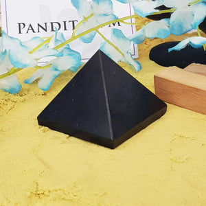 Black Tourmaline Crystal Pyramid