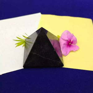 Black Tourmaline Crystal Pyramid