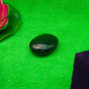 Black Tourmaline Healing Crystal Palm Stone