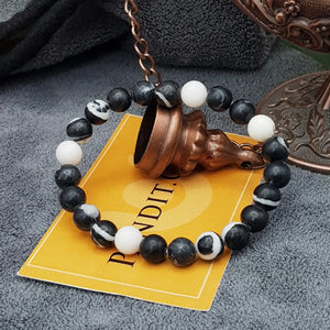 Black White Jasper Bracelet