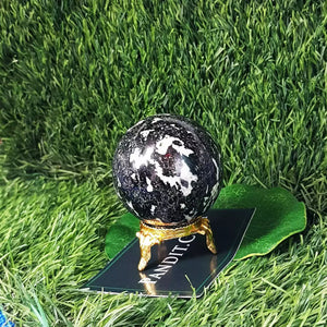 Black White Tourmaline Crystal Ball
