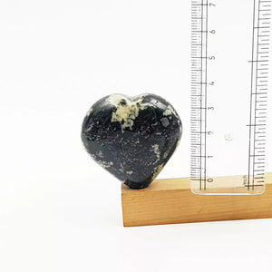 Black White Tourmaline Healing Crystal Heart Stone