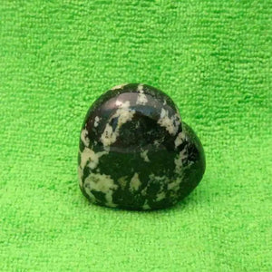 Black White Tourmaline Healing Crystal Heart Stone