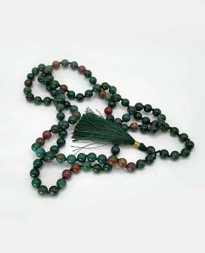 Blood Agate Mala