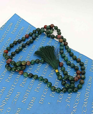 Blood Agate Mala