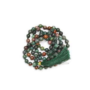 Blood Agate Mala