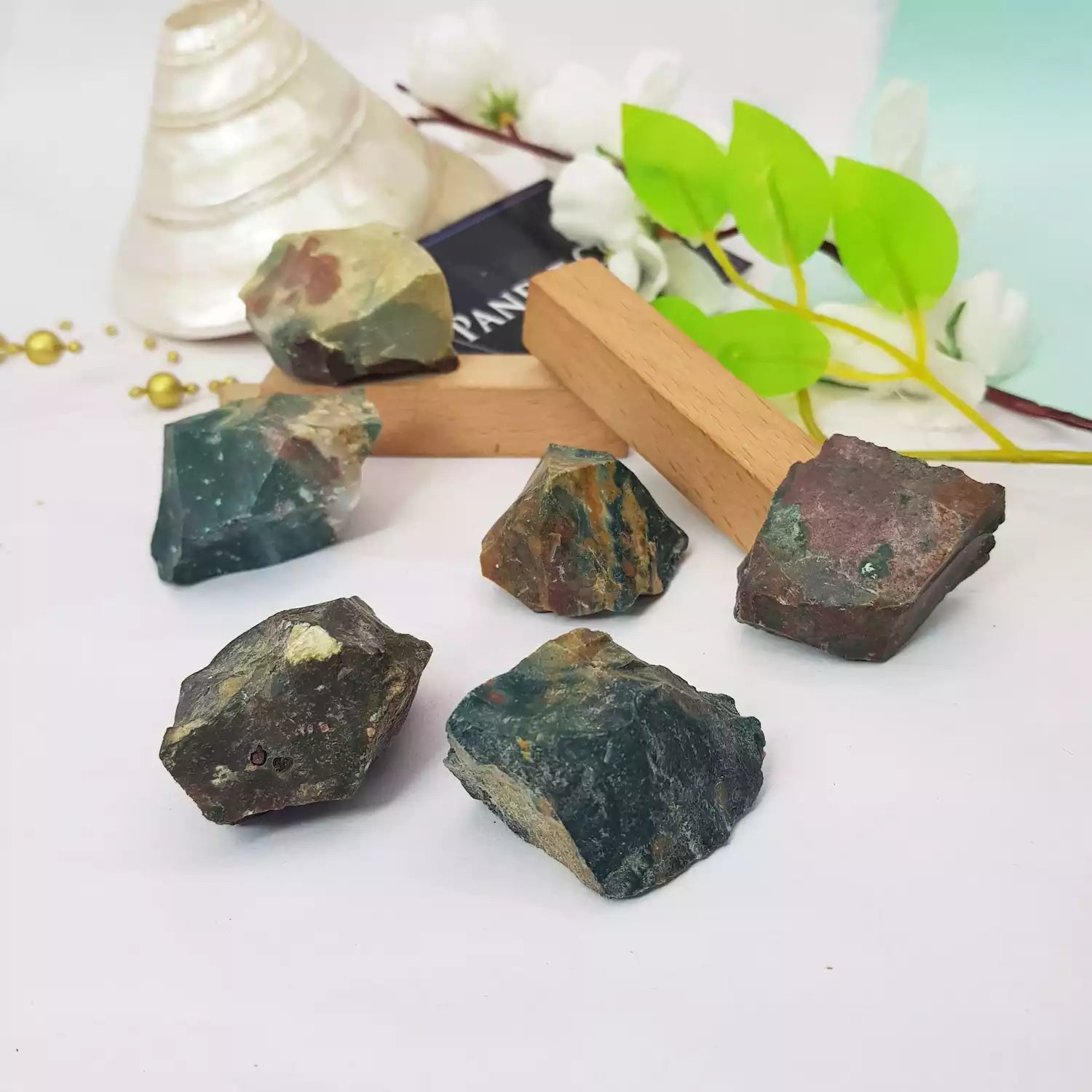 Bloodstone Agate Natural Raw Stones