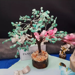 Blue Amazonite Gemstone Tree