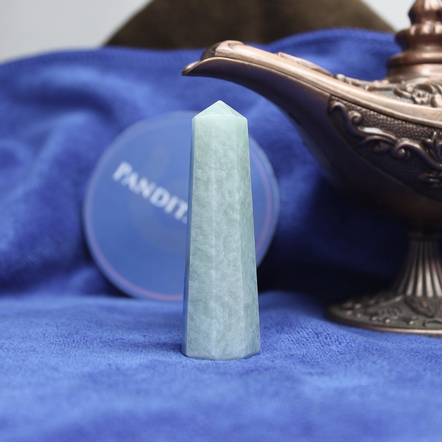 Blue Amazonite Pencil Tower Point