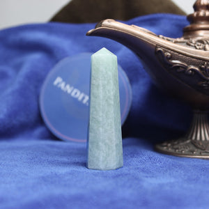 Blue Amazonite Pencil Tower Point