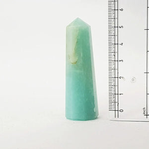 Blue Amazonite Pencil Tower Point