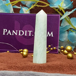 Blue Amazonite Pencil Tower Point