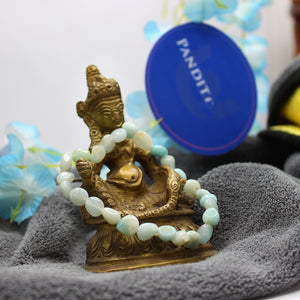 Blue Amazonite Tumble Bracelet