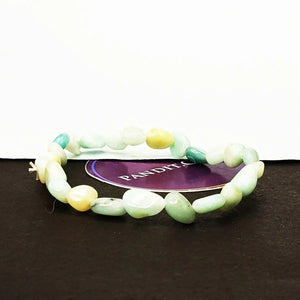 Blue Amazonite Tumble Bracelet