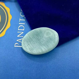 Blue Amazonite Worry Stone
