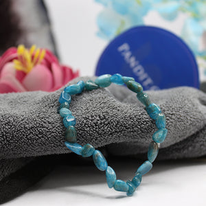 Blue Apatite Tumble Bracelet