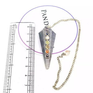 Blue Aventurine 7 Chakra Dowsing Pendulum