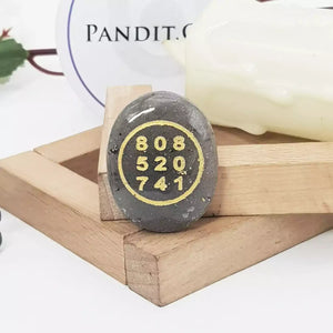 Blue Aventurine Zibu Symbol Coin