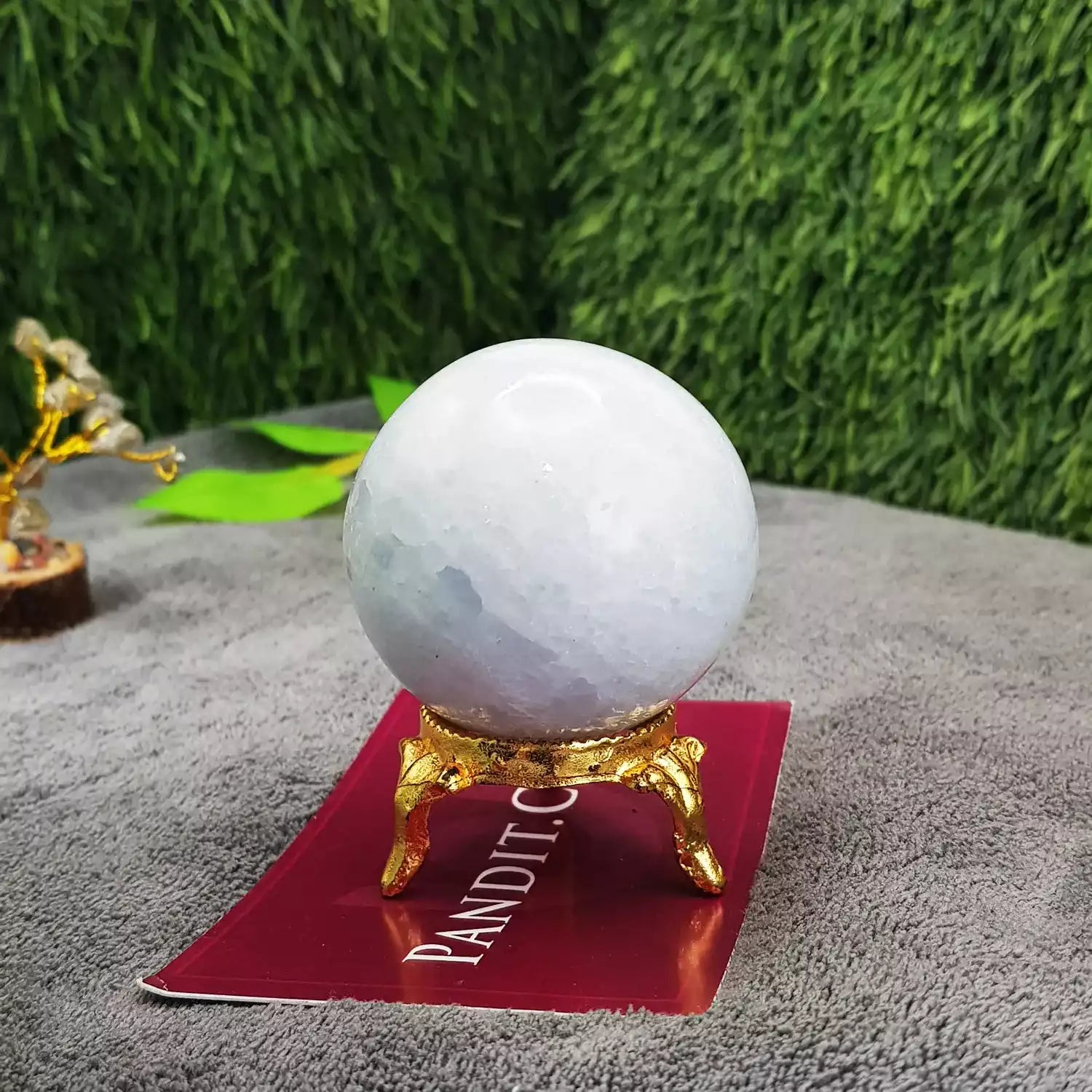 Blue Calcite Crystal Ball