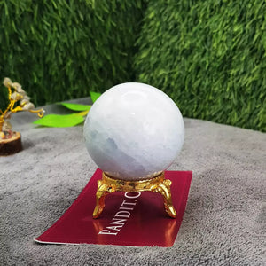 Blue Calcite Crystal Ball