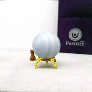 Blue Calcite Crystal Ball