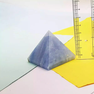 Blue Calcite Crystal Pyramid