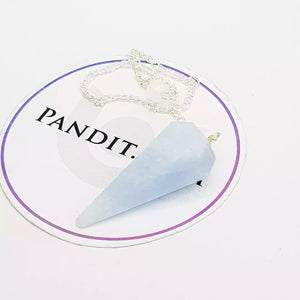 Blue Calcite Dowsing Pendulum