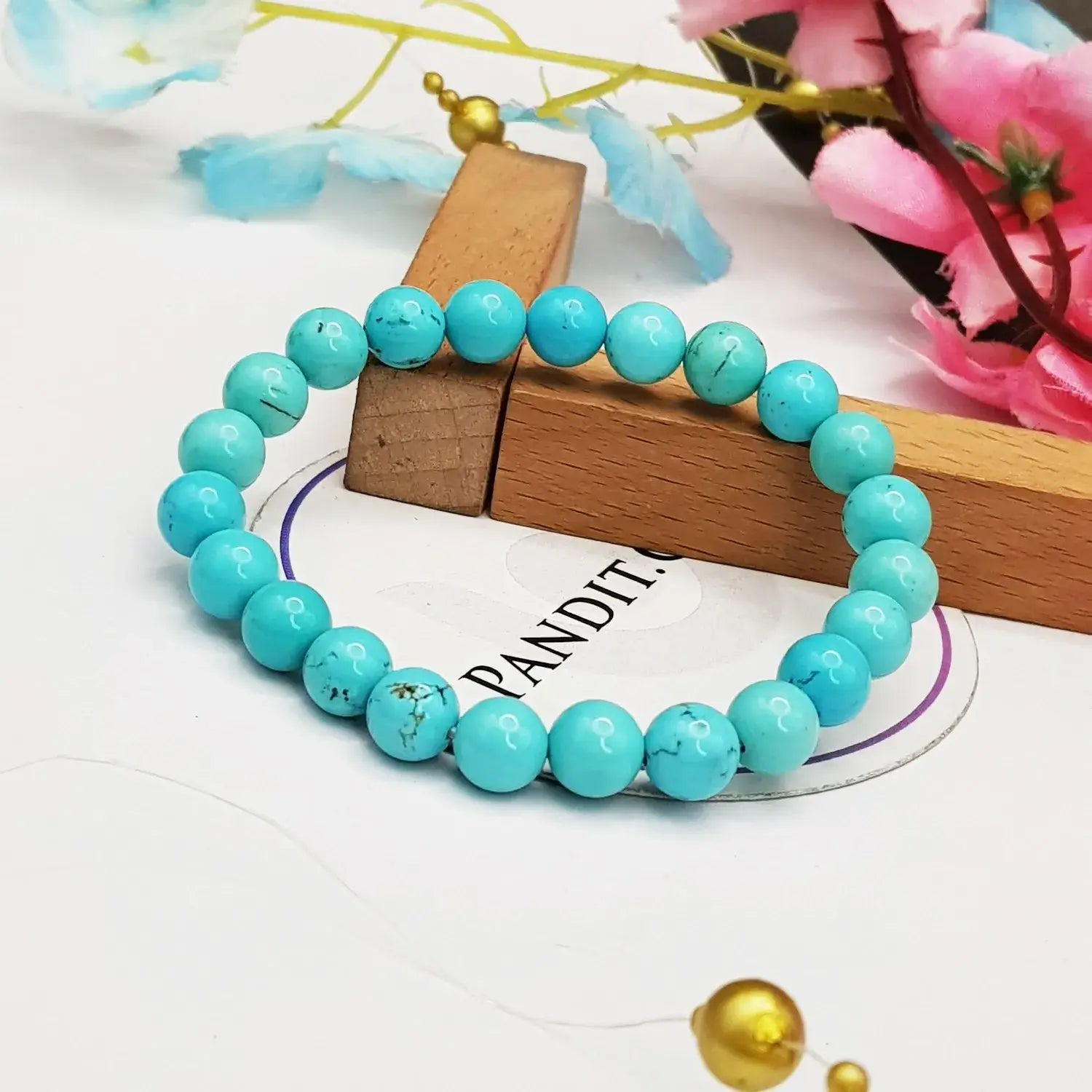 Blue Magnesite Turquoise Bracelet
