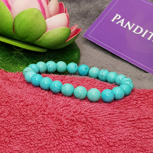 Blue Magnesite Turquoise Bracelet