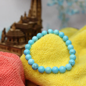 Blue Magnesite Turquoise Bracelet