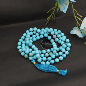 Blue Magnesite Turquoise Mala