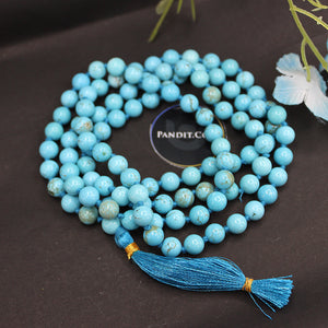 Blue Magnesite Turquoise Mala