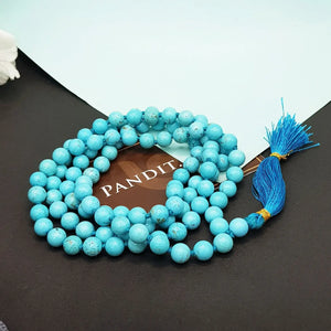 Blue Magnesite Turquoise Mala
