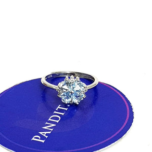 Blue Topaz Adjustable Ring