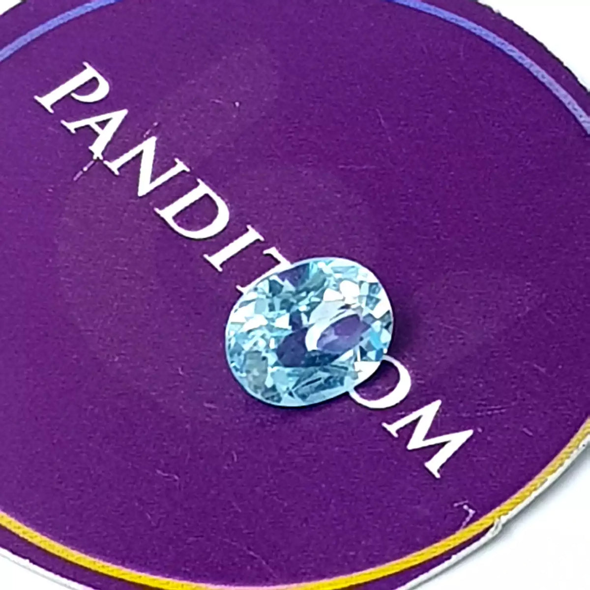 Blue Topaz Gemstone - 3.10 Carat, view 2
