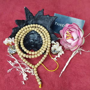 Bodhi Seed Raktu Beads Bodhgaya Nepali Mala