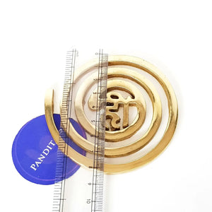 Brass Helix with Beej Mantra