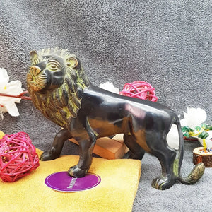 Brass Lion Figurine For Home And Office