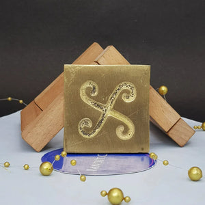 Brass Spiral Block For North-West