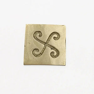 Brass Spiral Block For North-West