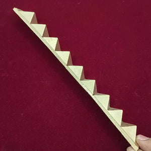 Brass Strip 9 Pyramid Divider