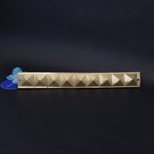 Brass Strip 9 Pyramid Divider