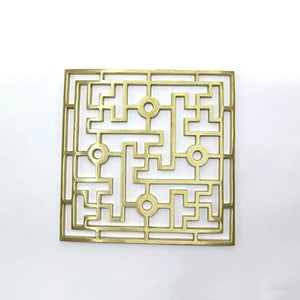 Brass Swastik Plate Yantra