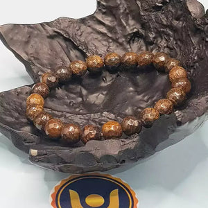 Bronzite Diamond Cut Bracelet