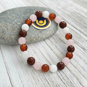 Cancer Zodiac Sign Bracelet — bracelet worn on wrist demonstration