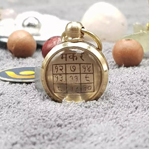 Capricorn Zodiac Sign Pendant